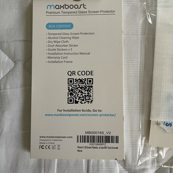 tempered glass screen protectors iPhone X - Picture 3 of 3